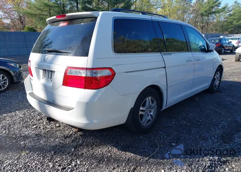 2007 Honda Odyssey Ex-L из США, поврежденный, VIN 5FNRL38727B421571